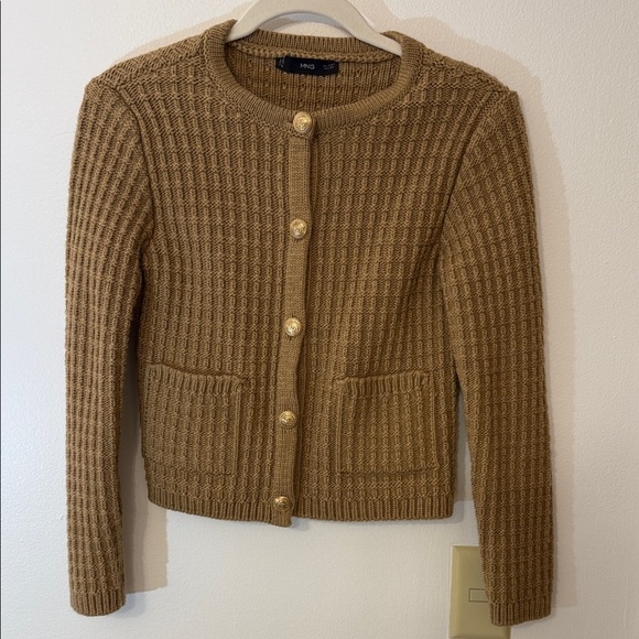 Mango Women's Brown Cardigan Sweater - Picture 1 of 3